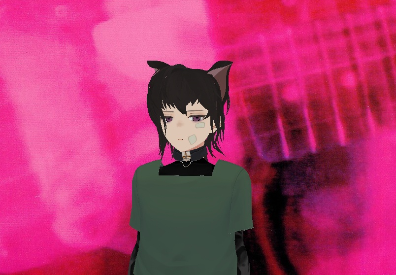 Ritsuka's hair and ears! Vroid hair preset cat ears Loveless
