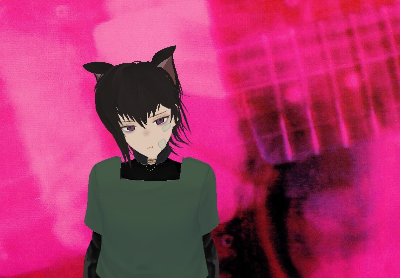 Ritsuka's hair and ears! Vroid hair preset cat ears Loveless