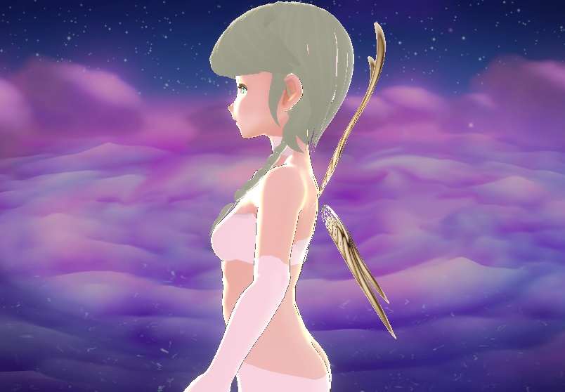 Vroid Fairy Wings Hair Preset! 妖精の翼