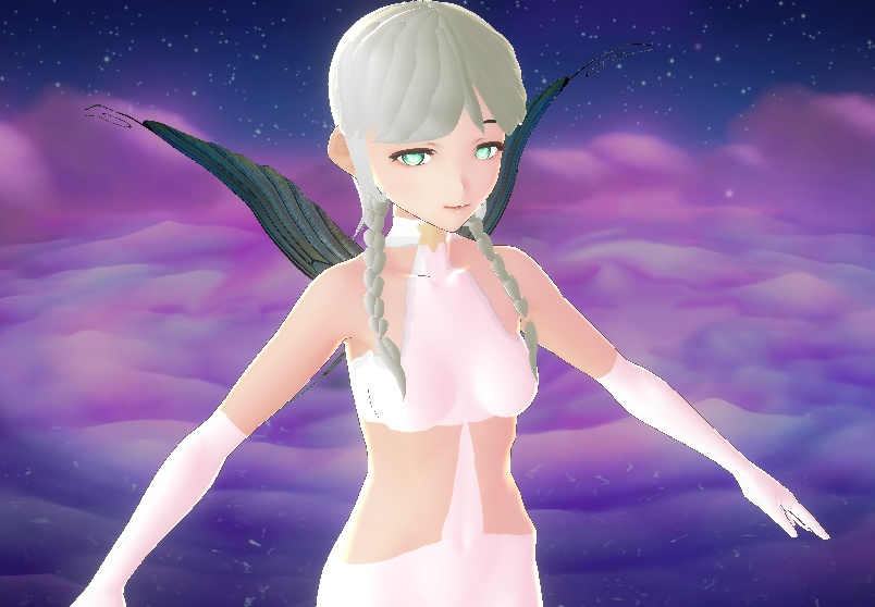 Vroid Fairy Wings Hair Preset! 妖精の翼