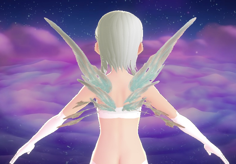 Vroid Fairy Wings Hair Preset! 妖精の翼
