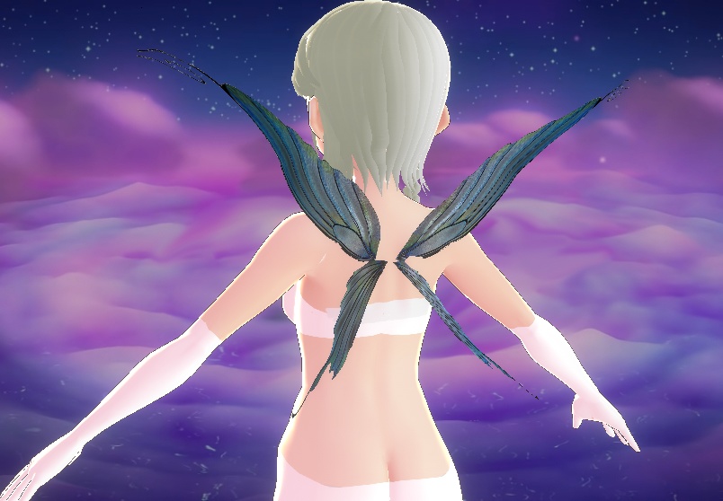 Vroid Fairy Wings Hair Preset! 妖精の翼