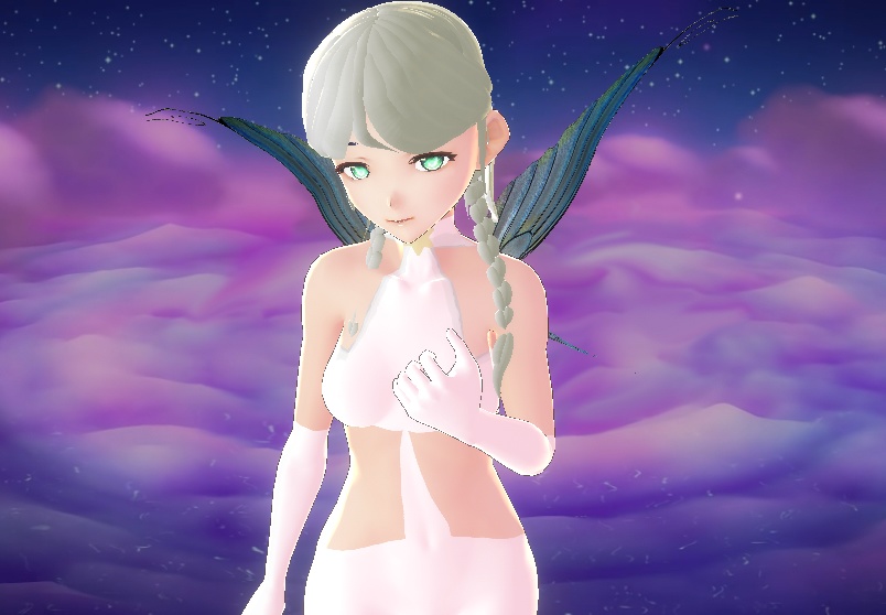 Vroid Fairy Wings Hair Preset! 妖精の翼
