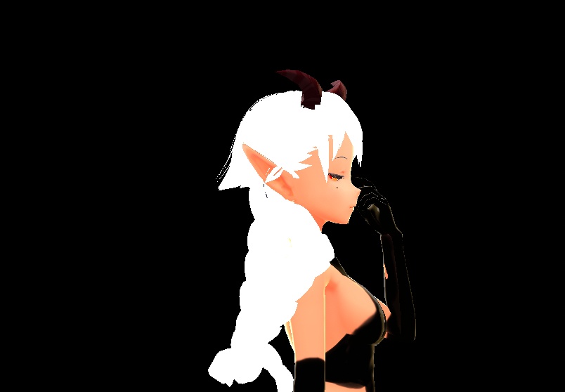 Succubus Demon Horns Hair Preset Long Braids Vroid Preset