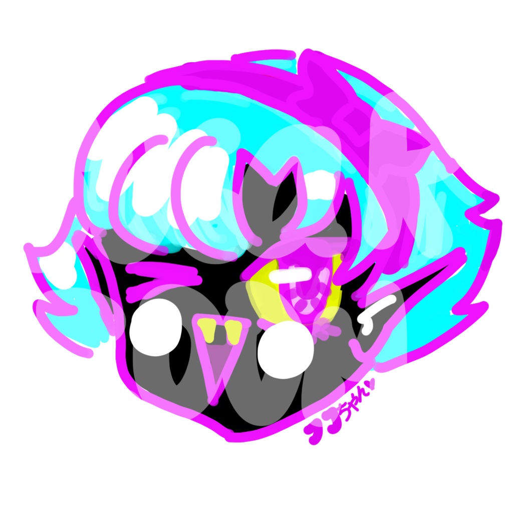 Oni Girl Demon Girl Acrylic Key Chain アクリルキーホルダ kawaii gift