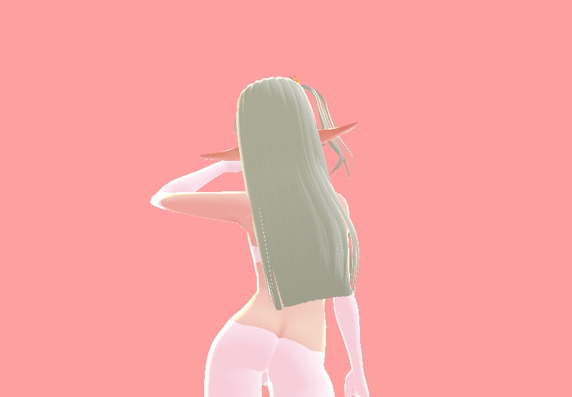 無料の製品 FREE Long white hair VROID PRESET 長い白髪