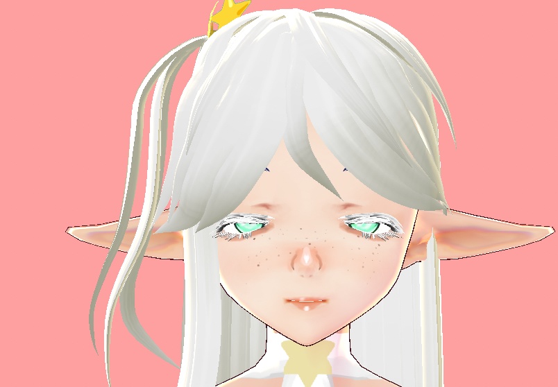 無料の製品 FREE Long white hair VROID PRESET 長い白髪
