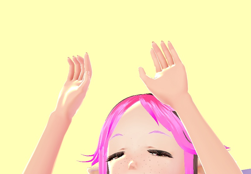 Two color hair VROID preset Y2K style E girl Vroid Hair Preset