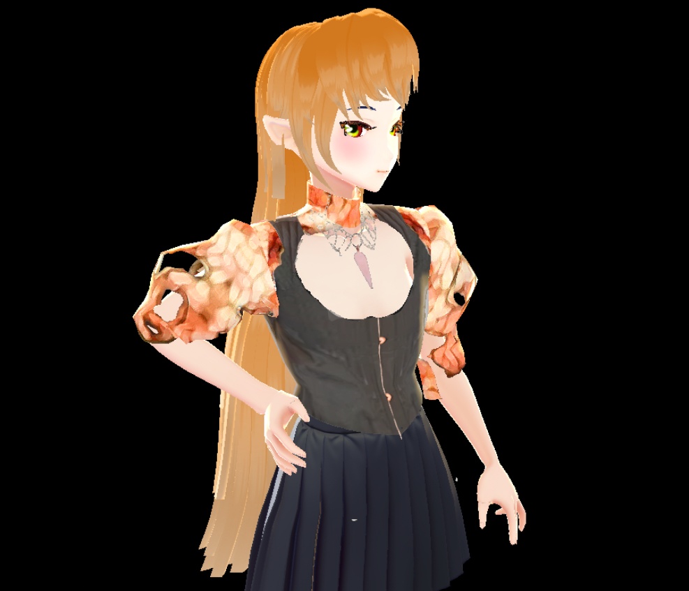 LONG HAIR AND BRAIDS TWO RETRO ANIME HAIR