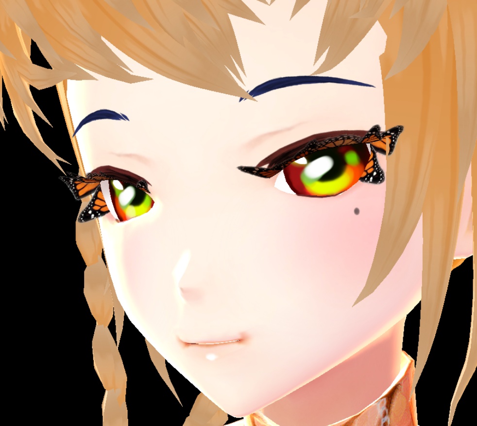 LONG HAIR AND BRAIDS TWO RETRO ANIME HAIR