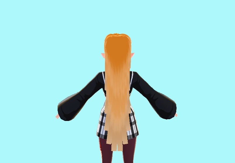 LONG HAIR AND BRAIDS TWO RETRO ANIME HAIR