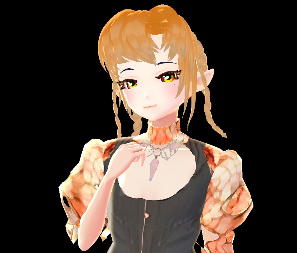 LONG HAIR AND BRAIDS TWO RETRO ANIME HAIR