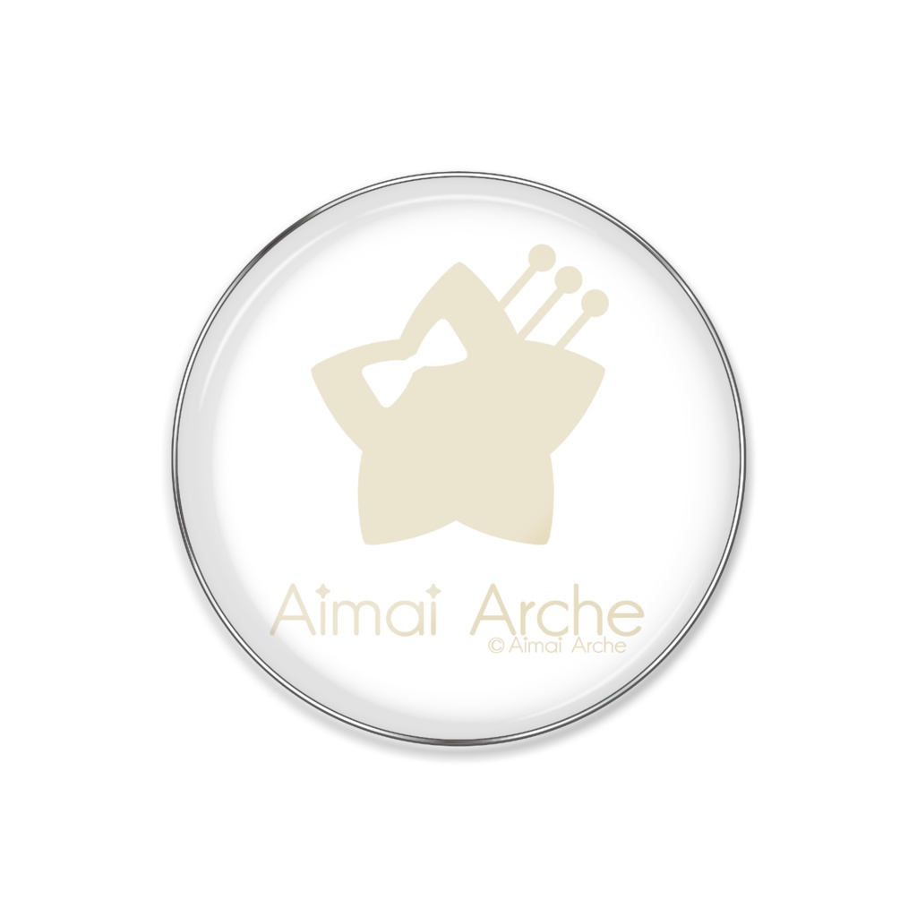 ピンバッジ シンボルマーク Vtuver曖昧あるちぇ