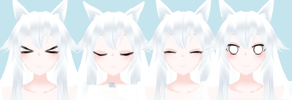 にゃんこ * VRChat , VRM対応モデル