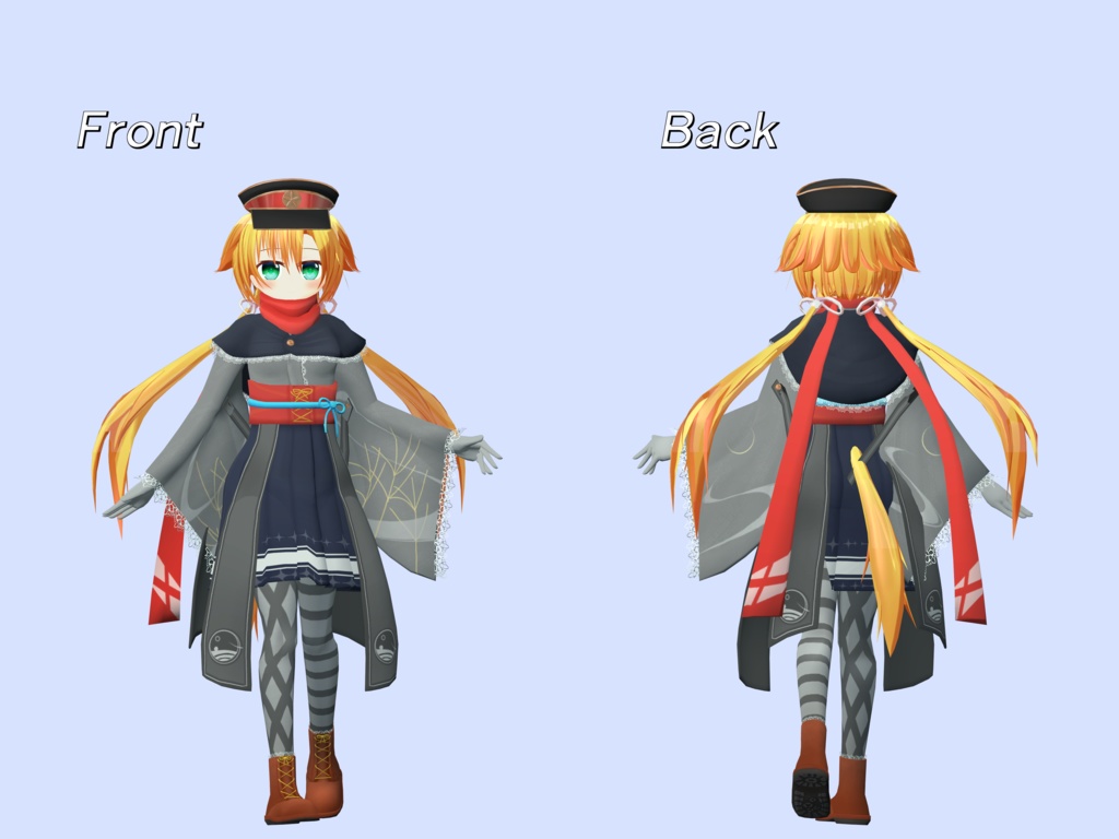 オリジナル3Dモデル『朔』