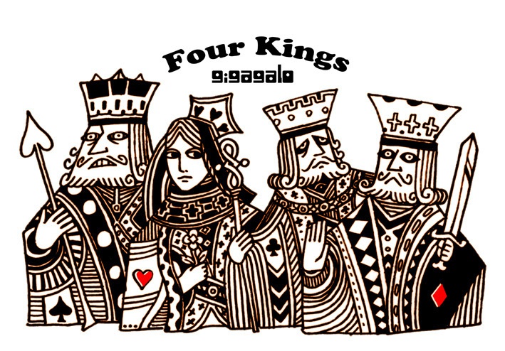 Four Kings / トートバッグ