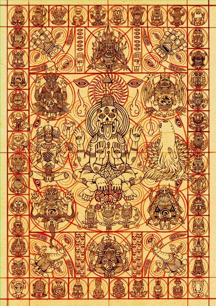 【poster】 『百鬼曼荼羅』ポスター