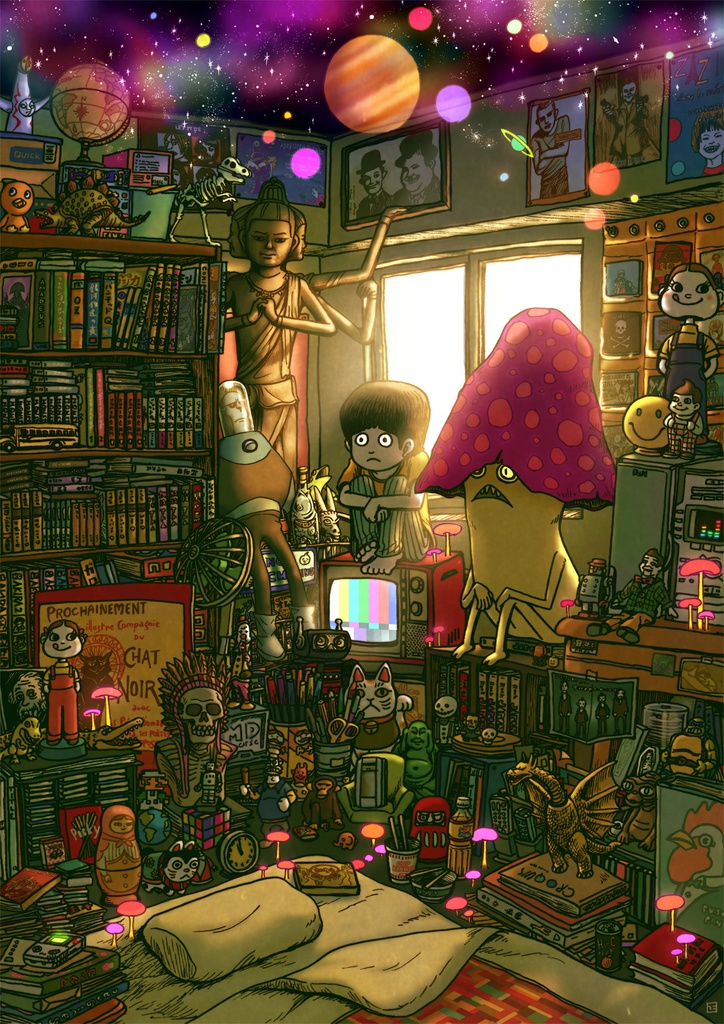 『Mush Room』複製画(プリモアート) - High quality art print