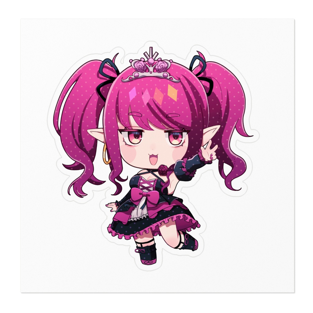 望月リュリン ステッカー