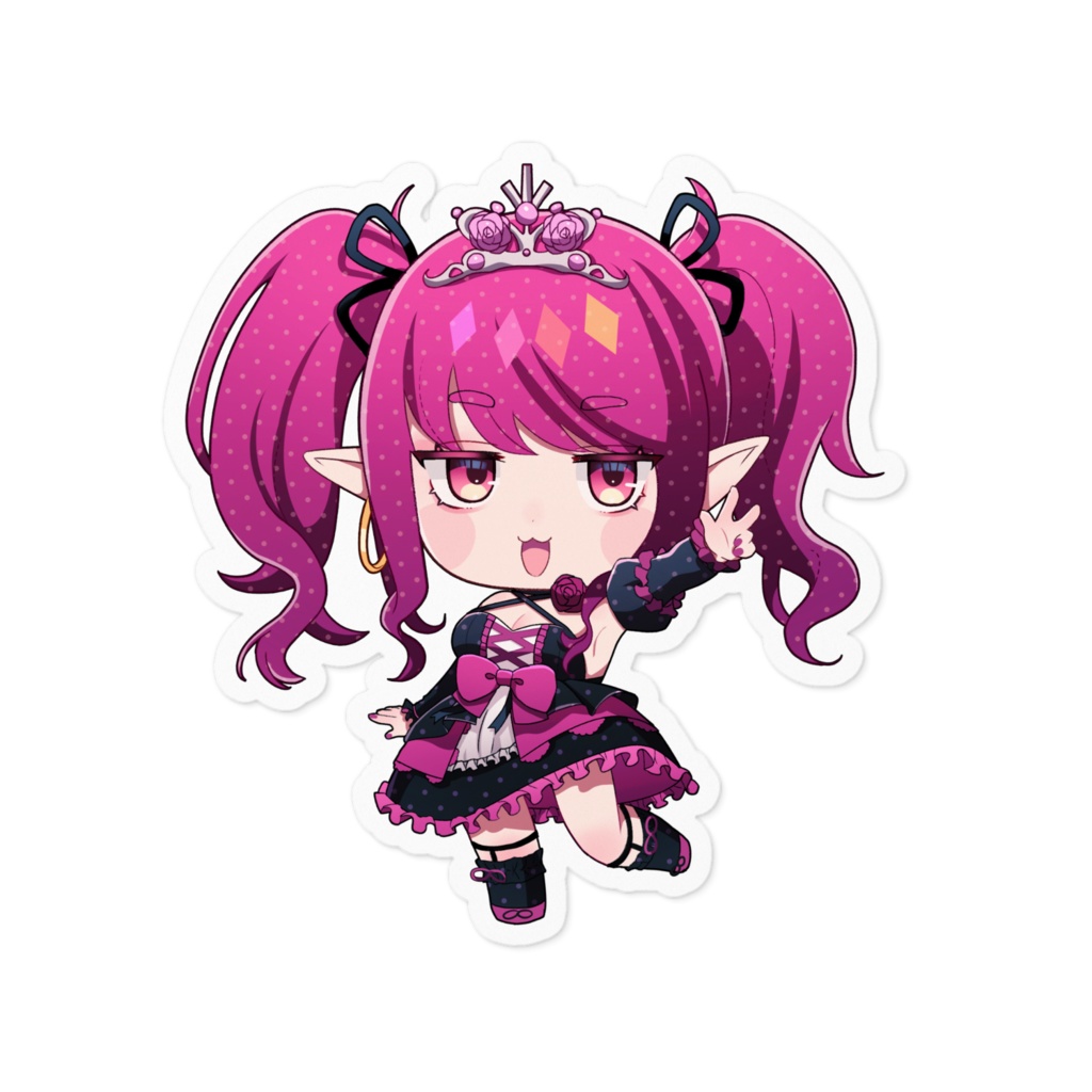 望月リュリン ステッカー