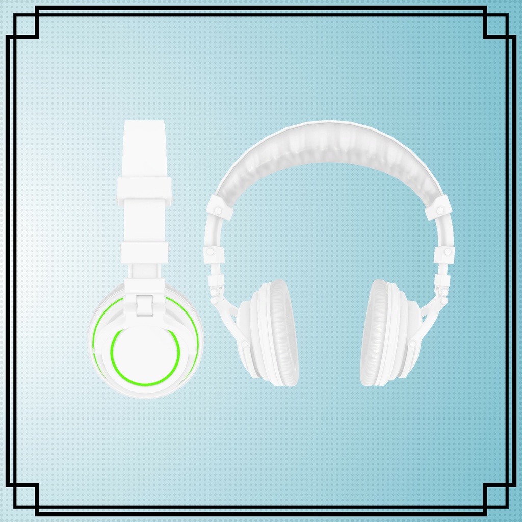 【VRChat想定】ヘッドホン - Headphone01