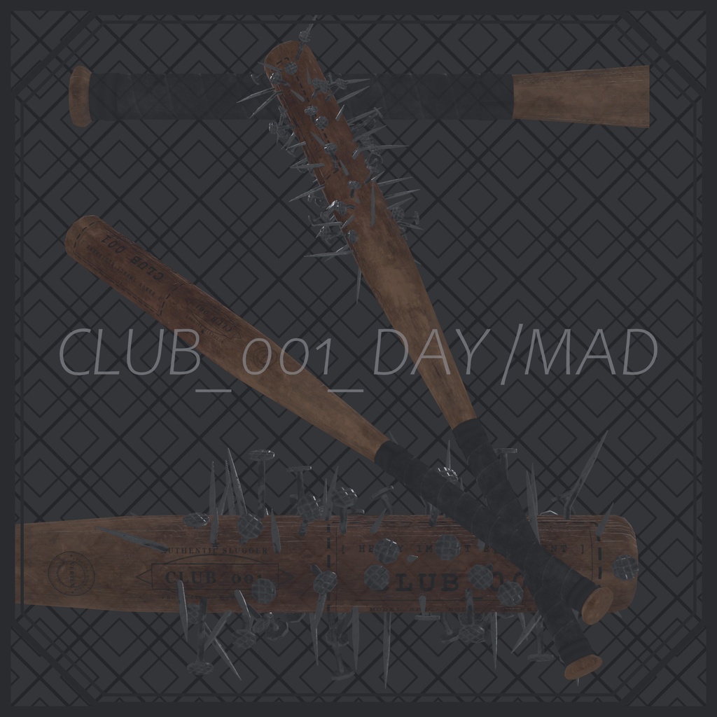 【VRChat想定】CLUB_001_DAY /MAD（2種セット / lilToon質感設定済）