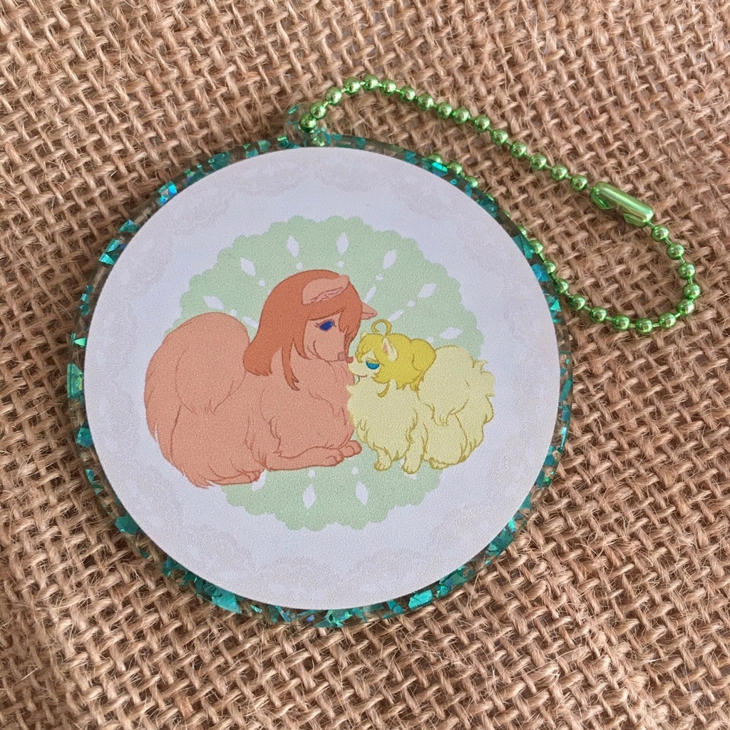 犬タニャヴィシャアクリルキーホルダー