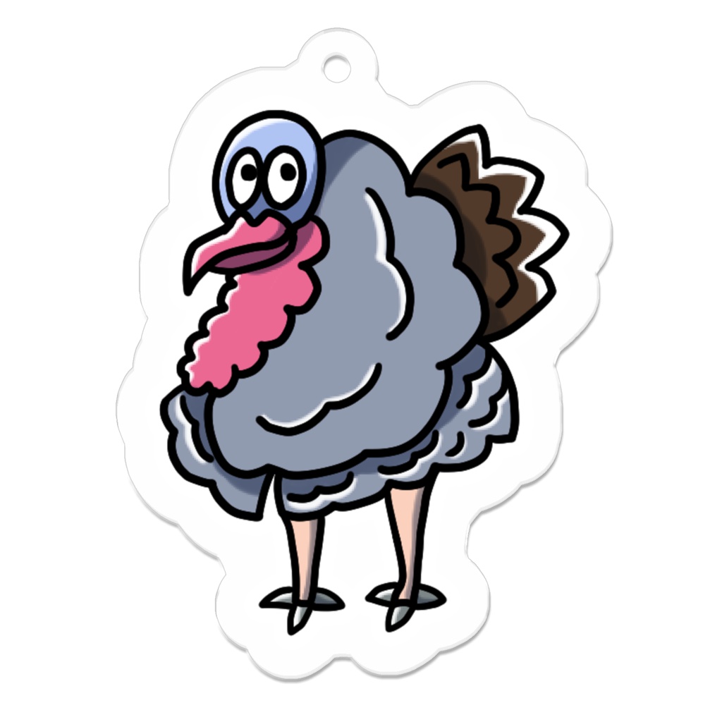 しちめんちょうストラップ