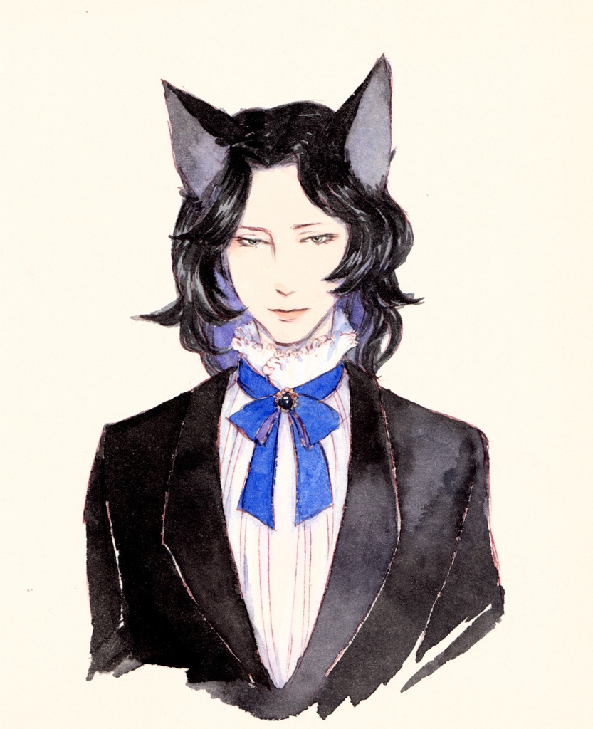 原画販売：『学者猫マチアス・概念と猫のすがた』