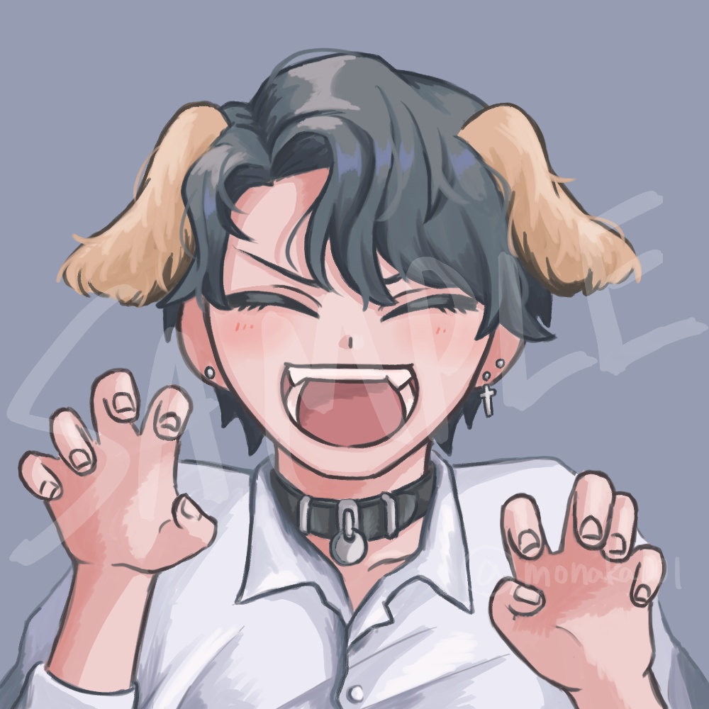 SNS用 厚塗りアイコン