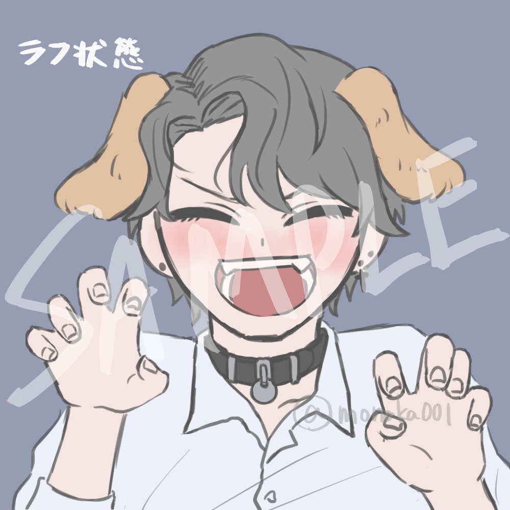 SNS用 厚塗りアイコン