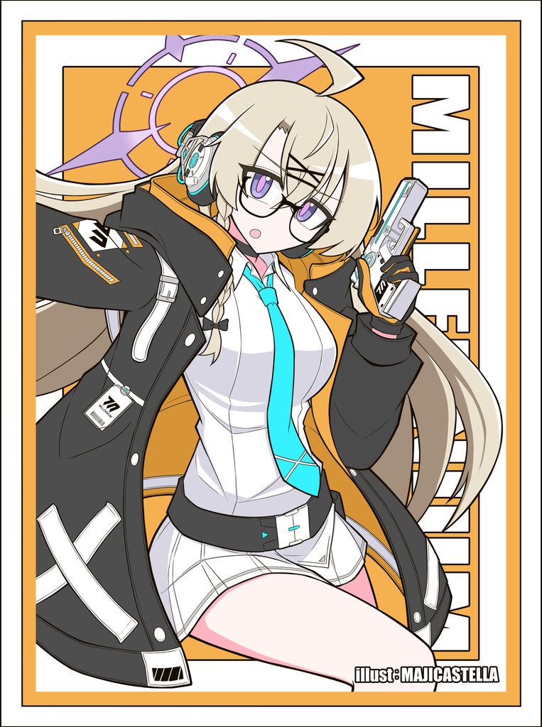 【カードスリーブ】ブルーアーカイブ 音瀬コタマ【C107】