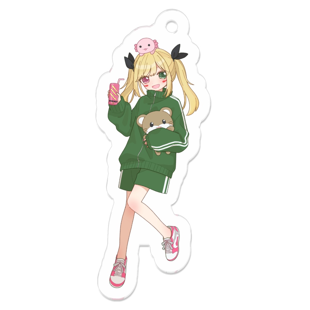 もものはなBirthdayAnniversaryアクリルキーホルダー