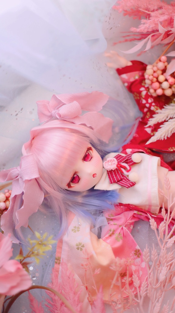 【受付終了展示】【麗か】細ツインテール インテーク 2色ミックス レイヤーカットボブ