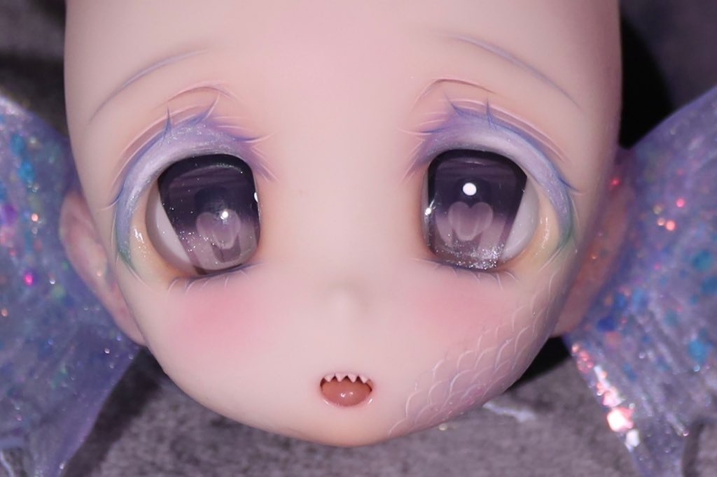 カボションアイ オリジナルドールアイ 1/3ドール用 20mm MDD/DD対応 ハートアイ