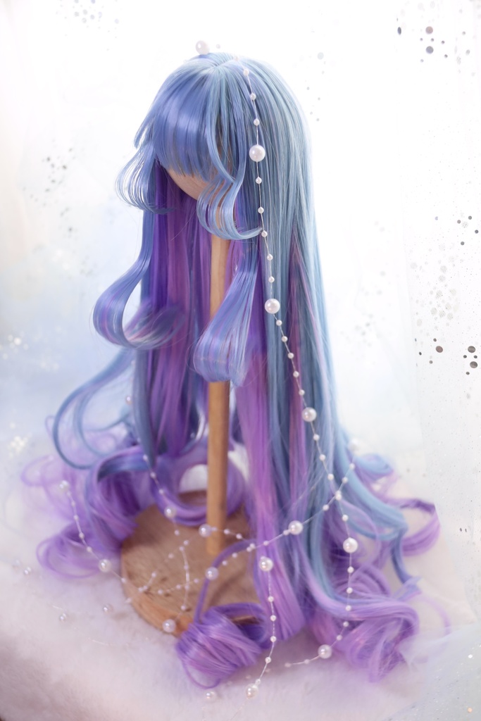 【展示】【海妖姫】1/3 9.5インチ オリジナル前髪造形 ドールウィッグ