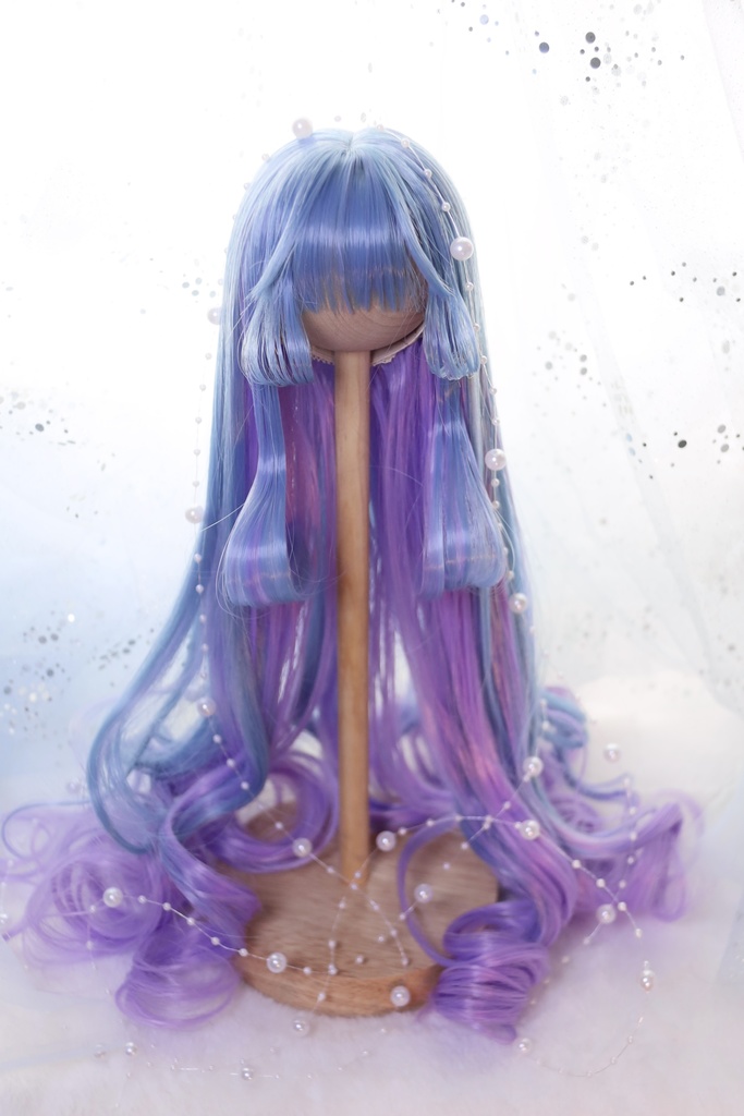 【展示】【海妖姫】1/3 9.5インチ オリジナル前髪造形 ドールウィッグ