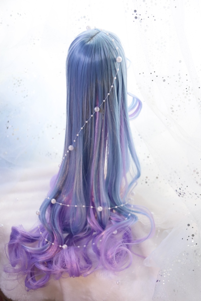 【展示】【海妖姫】1/3 9.5インチ オリジナル前髪造形 ドールウィッグ