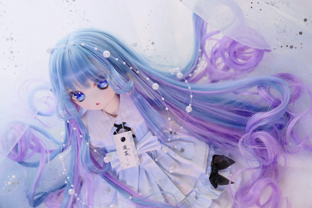 【展示】【海妖姫】1/3 9.5インチ オリジナル前髪造形 ドールウィッグ