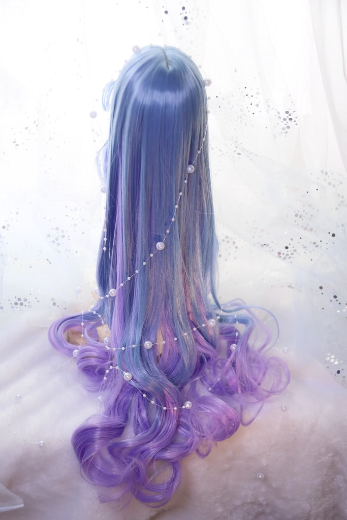 【展示】【海妖姫】1/3 9.5インチ オリジナル前髪造形 ドールウィッグ