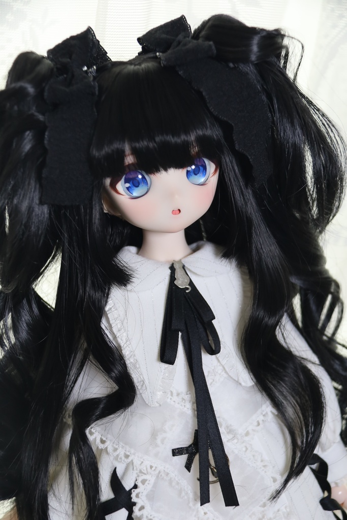 【即発送】ツーサイドアップツインテール 1/3ドールウィッグ 9インチ