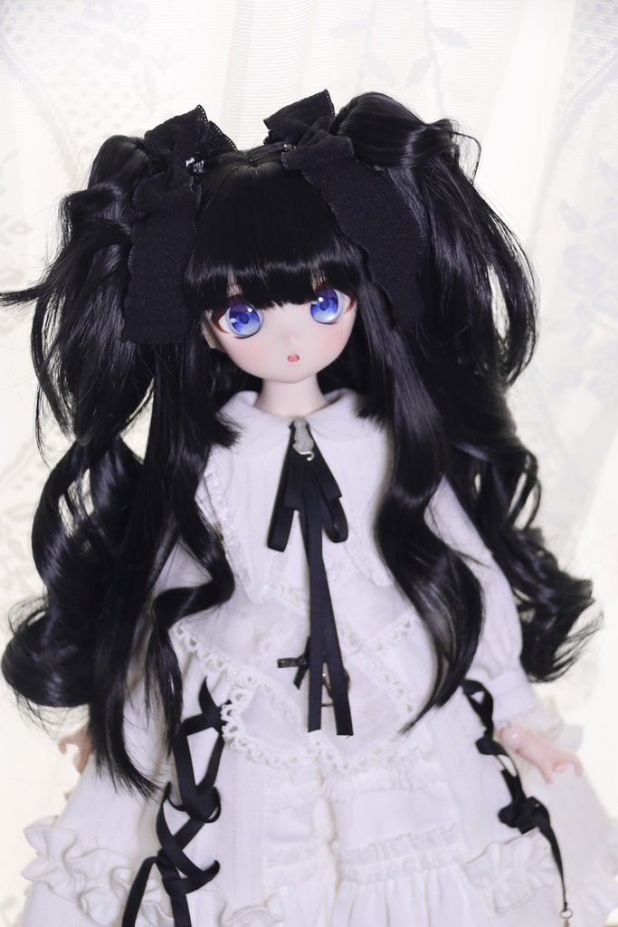 【即発送】ツーサイドアップツインテール 1/3ドールウィッグ 9インチ