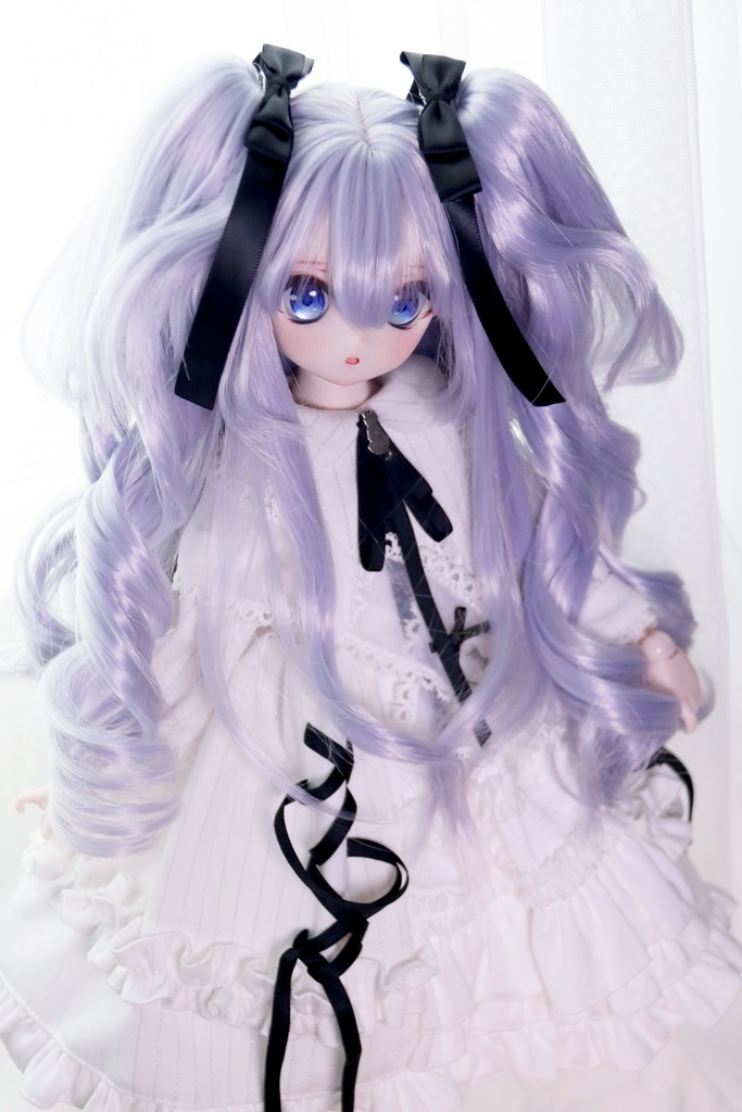 【即発送】ツーサイドアップツインテール 1/3ドールウィッグ 9インチ