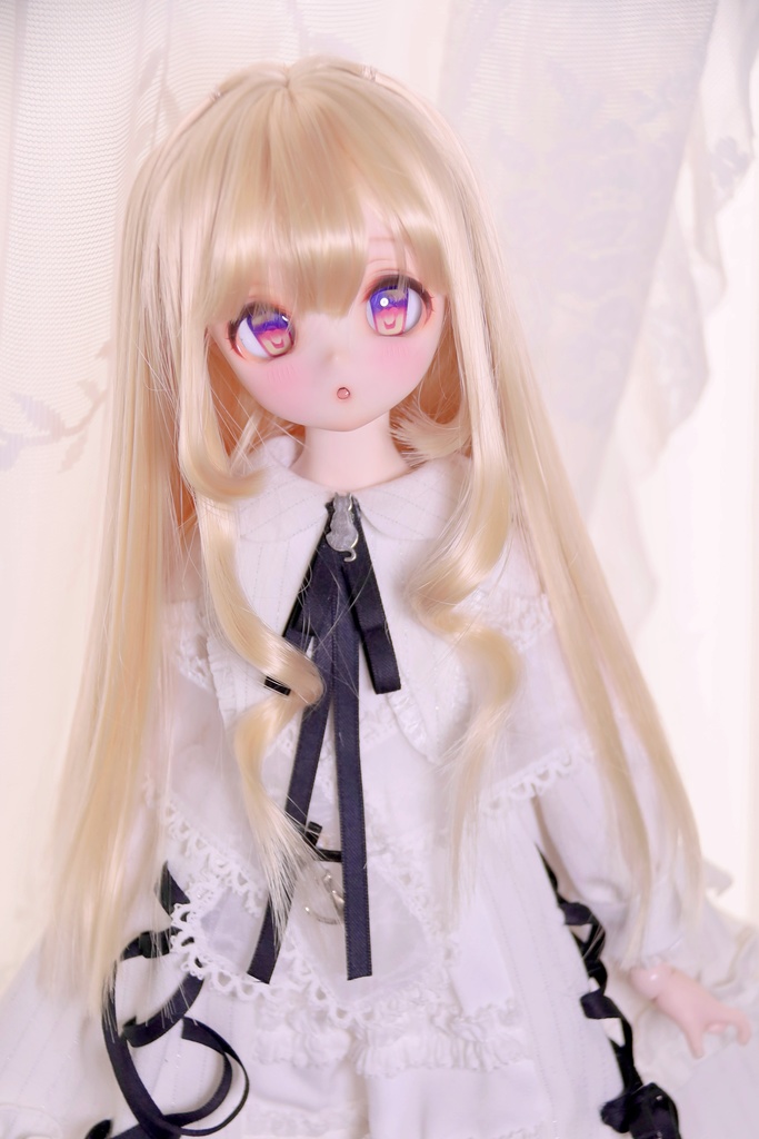 【即発送】ツーサイドアップツインテール 1/3ドールウィッグ 9インチ