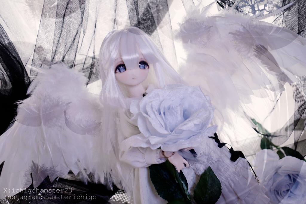 【即発送】ツーサイドアップツインテール 1/3ドールウィッグ 9インチ