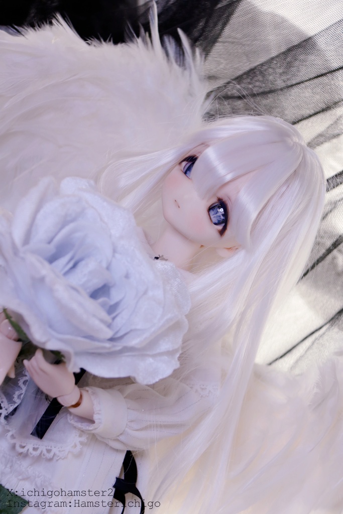 【即発送】ツーサイドアップツインテール 1/3ドールウィッグ 9インチ