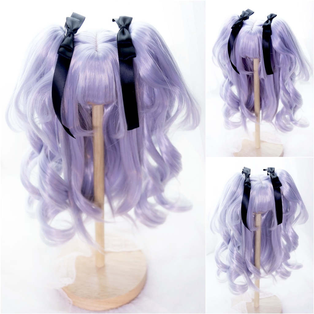 【即発送】ツーサイドアップツインテール 1/3ドールウィッグ 9インチ