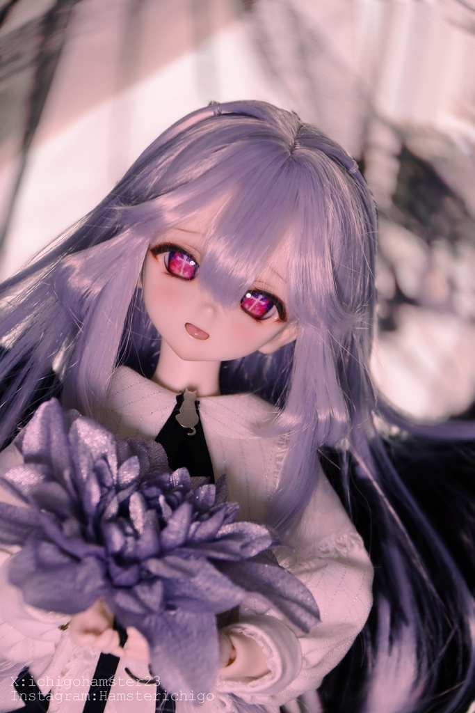 【即発送】ツーサイドアップツインテール 1/3ドールウィッグ 9インチ