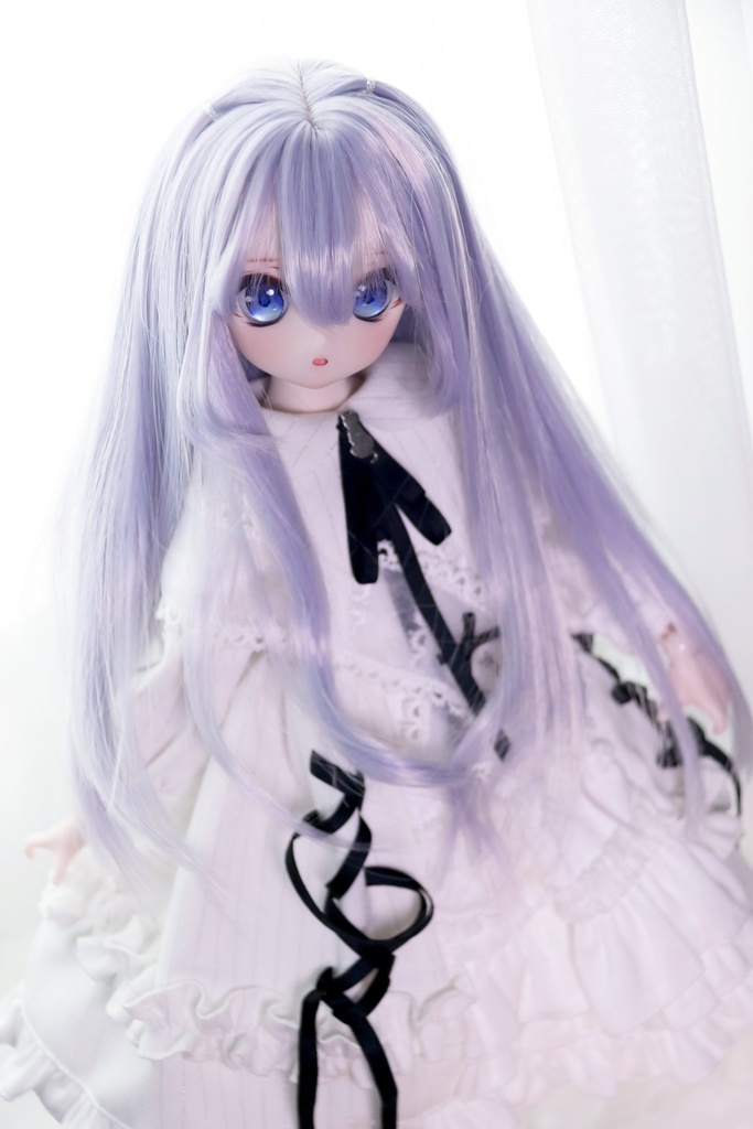 【即発送】ツーサイドアップツインテール 1/3ドールウィッグ 9インチ