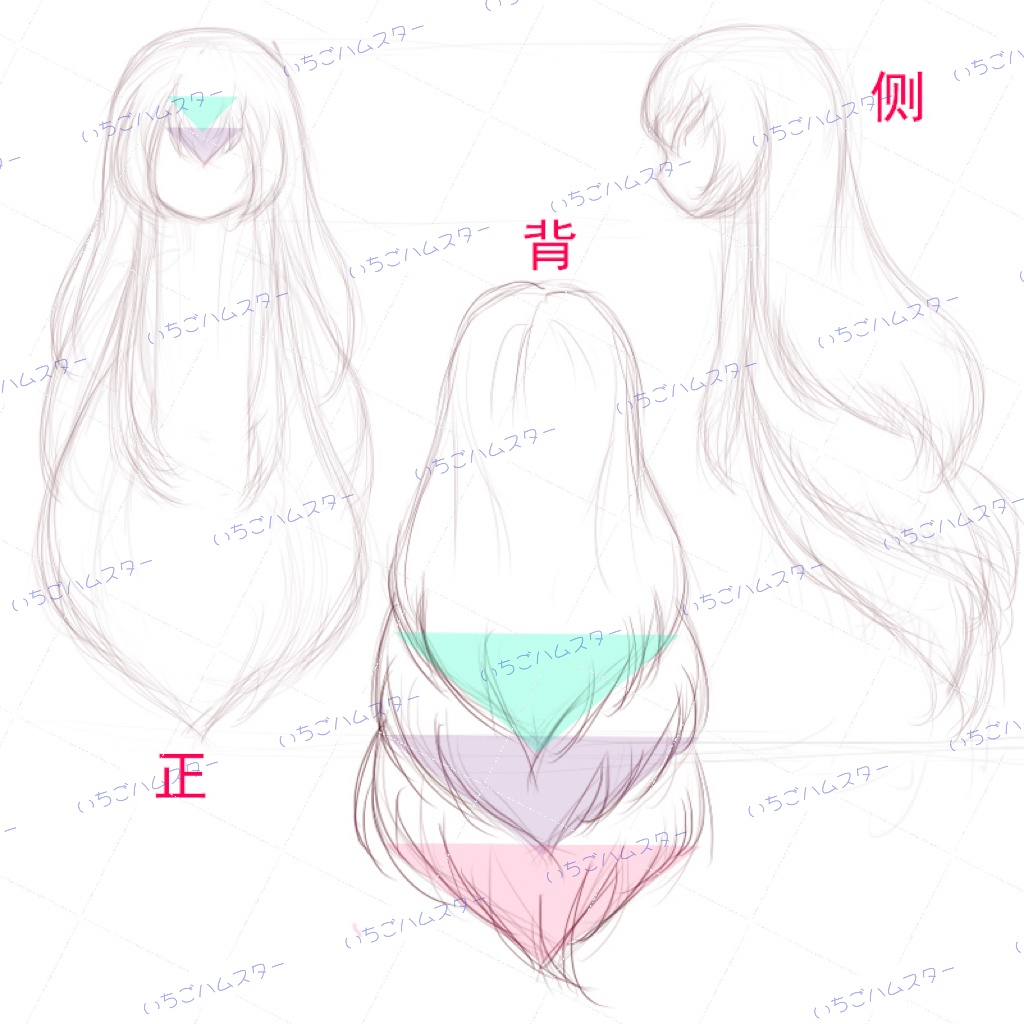 【7月アイドール】オリジナル3段レイヤー 50cm超ロング段々 1/3ドールウィッグ